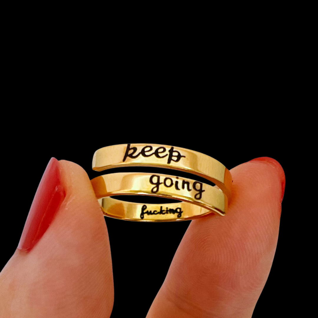 Keep Going ring